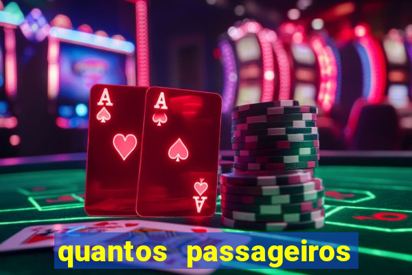 quantos passageiros cabem em um navio de cruzeiro